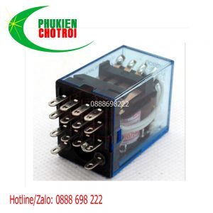Rơ le trung gian 110VAC loại 14 chân dẹt nhỏ MY4N OMRON