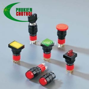 Nút nhấn tròn 16mm, nút nhấn ONPOW LAS1Y-11/JC-22Z/24V/12V