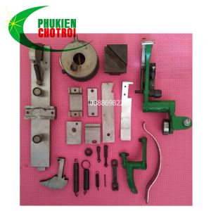 Phụ kiện cho máy dập ghim một đầu-đế cắt, ghim yên ngựa, trục lưỡi, ghim dây, chốt chuyển mạch, móc định hình