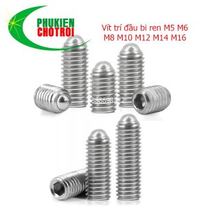 Vít trí inox 304 đầu bi M5 M6 M8 M10 M12 M14 M16