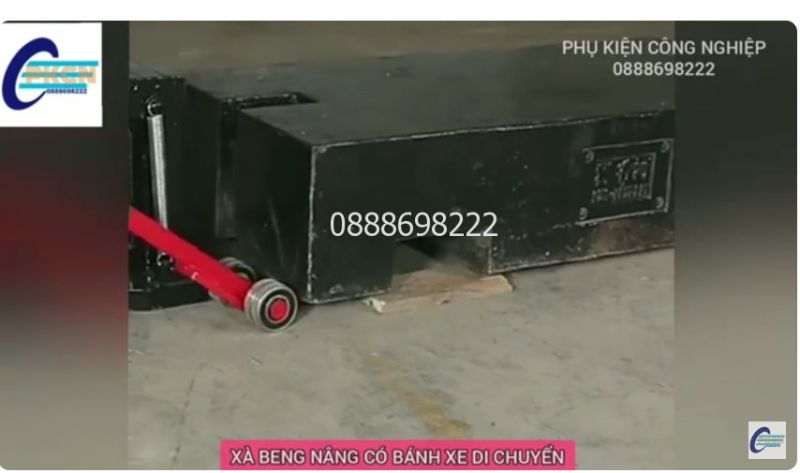 Việc di chuyển máy, thiết bị nặng thật dễ dàng với 1 chiếc dụng cụ này.